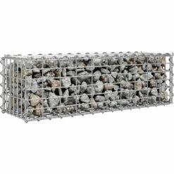 TECTAKE Gabion à Pierre De Soutènement En Acier Galvanisé 100 Cm X 30 Cm X 30 Cm - Gris -TECTAKE Soldes 2022 12048652 5