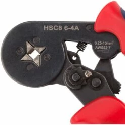 TECTAKE Pince à Sertir Accessoire Electricité Outillage à Main En Acier + 1200 Embouts Connecteurs - Noir/rouge -TECTAKE Soldes 2022 12380951 5