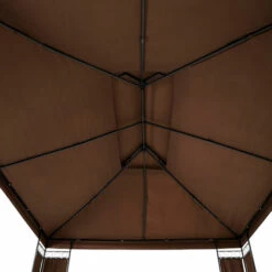 TECTAKE Tonnelle De Jardin 3,9 M X 2,9 M Autoportée Structure En Métal Marron - Marron 7 TECTAKE Tonnelle De Jardin 3,9 M X 2,9 M Autoportée Structure En Métal Marron - Marron -TECTAKE Soldes 2022 14484115 3