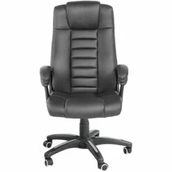 TECTAKE Chaise De Bureau, Fauteuil De Bureau, Siège De Bureau Hauteur Réglable, Pivotante Rembourrage Epais Noir - Noir -TECTAKE Soldes 2022 15102514 3