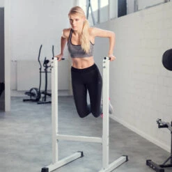 TECTAKE Appareil Abdominaux DIPS Triceps Station De Musculation - Blanc -TECTAKE Soldes 2022 15102869 3