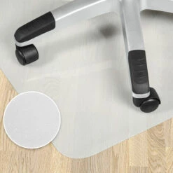 TECTAKE Tapis De Bureau Rectangulaire Blanc Transparent 75 Cm X 120 Cm En Plastique - Blanc -TECTAKE Soldes 2022 15103080 3