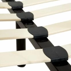 TECTAKE Lit Adulte 2 Places 140 Cm X 200 Cm En Métal Avec Sommier à Lattes Morphée Noir - Noir -TECTAKE Soldes 2022 15103139 4