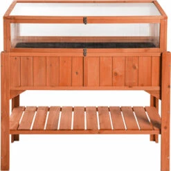 TECTAKE Carré Potager De Jardin Sur Pied Surélevé En Bois + 1 Châssis De Jardin 119 Cm X 53 Cm X 90 Cm Marron - Marron 9 TECTAKE Carré Potager De Jardin Sur Pied Surélevé En Bois + 1 Châssis De Jardin 119 Cm X 53 Cm X 90 Cm Marron - Marron -TECTAKE Soldes 2022 15534956 3