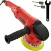TECTAKE Polisseuse Excentrique 2200 ? 6300 Tours Par Minute Avec 1 Disque De Rotation - Noir/rouge