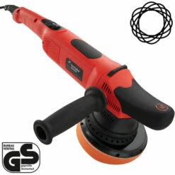 TECTAKE Polisseuse Excentrique 1650 ? 4800 Tours Par Minute Ecran Num²rique Avec 1 Disque Et 1 Eponge De Polissage - Noir/rouge -TECTAKE Soldes 2022 17553841 4