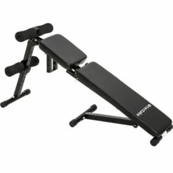 TECTAKE Banc De Musculation Abdominaux Dorsaux Pectoraux, Pliable Universel 125 Cm X 30 Cm X 51 Cm Noir - Noir -TECTAKE Soldes 2022 18301924 5