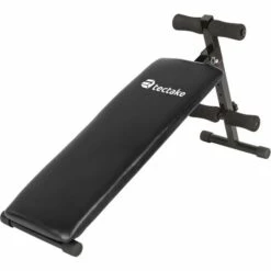 TECTAKE Banc De Musculation Pliable Abdominaux Et Dorsaux, Appareil De Fitness Sport Pliable - Noir