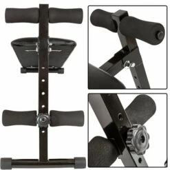 TECTAKE Banc De Musculation Pliable Abdominaux Et Dorsaux, Appareil De Fitness Sport Pliable - Noir -TECTAKE Soldes 2022 18322983 4