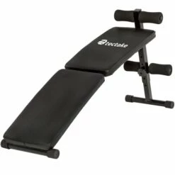TECTAKE Banc De Musculation Pliable Pour Abdominaux Et Dorsaux - Charge Max 100kg - Noir
