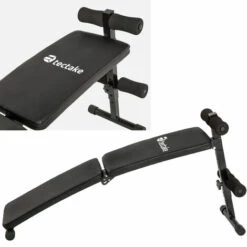 TECTAKE Banc De Musculation Pliable Pour Abdominaux Et Dorsaux - Charge Max 100kg - Noir -TECTAKE Soldes 2022 18322985 3