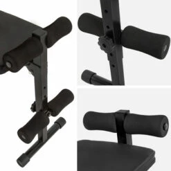 TECTAKE Banc De Musculation Pliable Pour Abdominaux Et Dorsaux - Charge Max 100kg - Noir -TECTAKE Soldes 2022 18322985 4