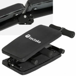 TECTAKE Banc De Musculation Pliable Pour Abdominaux Et Dorsaux - Charge Max 100kg - Noir -TECTAKE Soldes 2022 18322985 5