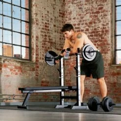 TECTAKE Banc De Musculation Abdominaux Pliable 118 Cm X 55 Cm X 106 Cm Noir - Noir -TECTAKE Soldes 2022 18339146 3