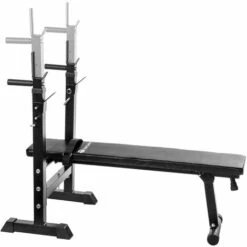 TECTAKE Banc De Musculation Abdominaux Pliable 118 Cm X 55 Cm X 106 Cm Noir - Noir -TECTAKE Soldes 2022 18339146 4
