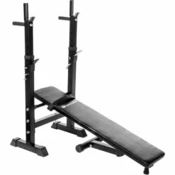 TECTAKE Banc De Musculation Abdominaux Pliable 118 Cm X 55 Cm X 106 Cm Noir - Noir -TECTAKE Soldes 2022 18339146 5