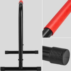 TECTAKE Barres De Musculation DIPS / Abdominaux 40 Cm X 59 Cm X 70 Cm En Acier Noir - Noir -TECTAKE Soldes 2022 18339185 4