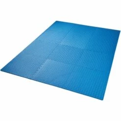 TECTAKE Tapis De Sol De Gym Sport Avec 12 Dalles De Protection En Mousse 61 Cm X 61 Cm Bleu - Bleu -TECTAKE Soldes 2022 18339213 4