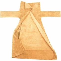 TECTAKE Plaid Avec Manches - Couverture à Manches Douce, Plaid à Canapé, Couverture Polaire - 180 X 150 Cm - Beige -TECTAKE Soldes 2022 18473944 3