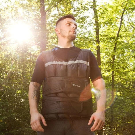 TECTAKE Blouson, Gilet De Musculation Lesté - Veste Lestée, Gilet D´entraînement, Gilet De Sport Lesté - 20 Kg - Noir 4 TECTAKE Blouson, Gilet De Musculation Lesté - Veste Lestée, Gilet D´entraînement, Gilet De Sport Lesté - 20 Kg - Noir – Image 2