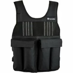 TECTAKE Blouson, Gilet De Musculation, De Fitness Lesté 10 Kg Noir - Veste Lestée, Gilet D´entraînement, Gilet De Sport Lesté - Noir -TECTAKE Soldes 2022 18473992 3