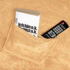 TECTAKE Lot De 2 Plaids Avec Manches - Lot De 2 Plaids Manches, Plaids Polaires, Couvertures Polaire - 180 X 150 Cm - Beige -TECTAKE Soldes 2022 18474037 5