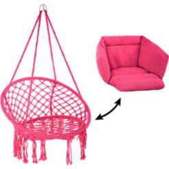 TECTAKE Fauteuil Suspendu GRAZIA - Hamac Chaise, Hamac Suspendu, Chaise Suspendue -TECTAKE Soldes 2022 18474142 3