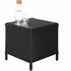 TECTAKE Salon De Jardin BENISSA - Mobilier De Jardin, Meuble De Jardin, Ensemble Table Et Chaises De Jardin - Noir 11 TECTAKE Salon De Jardin BENISSA - Mobilier De Jardin, Meuble De Jardin, Ensemble Table Et Chaises De Jardin - Noir -TECTAKE Soldes 2022 18474162 5