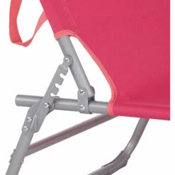 TECTAKE Transat CHLOE - Chaise Longue, Bain De Soleil, Transat Jardin - Rose Vif -TECTAKE Soldes 2022 18474279 5