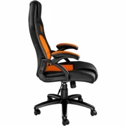 TECTAKE Chaise Gamer TYSON - Chaise De Bureau, Fauteuil De Bureau, Siege De Bureau - Noir/orange -TECTAKE Soldes 2022 18474392 4