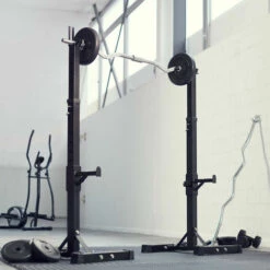 TECTAKE Rack De Rangement Pour Haltères Capacité 100 Kg 49 Cm X 46 Cm X 157 Cm En Acier Noir - Noir -TECTAKE Soldes 2022 18826487 3