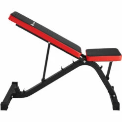 TECTAKE Appareil D'Entraînement De Fitness Banc De Musculation - Banc D´ Entraînement Pliable, Appareil à Abdominaux, Appareil De Fitness Sport - Noir/rouge -TECTAKE Soldes 2022 18826492 4