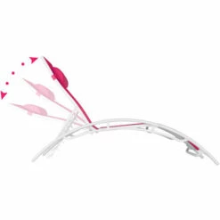 TECTAKE Lot De 2 Transats Avec Coussin De Tête - Lot De 2 Chaises Longues, Bains De Soleil, Transats Jardin - Rose Vif -TECTAKE Soldes 2022 19176552 4