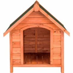 TECTAKE Niche Pour Chien En Bois Extèrieure Avec 1 Toit 72 Cm X 65 Cm X 83 Cm Marron - Marron -TECTAKE Soldes 2022 19856631 4