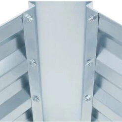 TECTAKE Carré Potager VALERIANA Galvanisé 140 L - 80 X 60 X 30 Cm - Potager Surélevé, Jardinière Surélevée, Lit De Plantation Surélevé - Gris -TECTAKE Soldes 2022 19900683 5