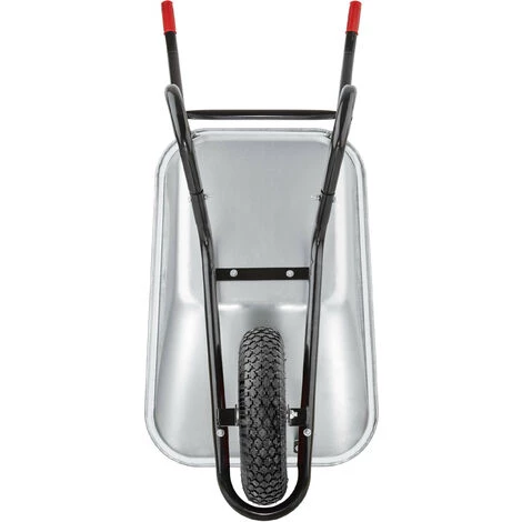 TECTAKE Brouette De Jardin Oskar - Chariot De Jardin, Brouette, Chariot D'extérieur - Argent 6 TECTAKE Brouette De Jardin Oskar - Chariot De Jardin, Brouette, Chariot D'extérieur - Argent – Image 4