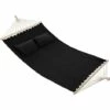 TECTAKE Hamac Double Eden - Hamac De Jardin, Hamac D´extérieur, Hamac Suspendu - Noir -TECTAKE Soldes 2022 25146000 1