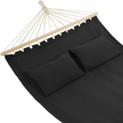 TECTAKE Hamac Double Eden - Hamac De Jardin, Hamac D´extérieur, Hamac Suspendu - Noir 8 TECTAKE Hamac Double Eden - Hamac De Jardin, Hamac D´extérieur, Hamac Suspendu - Noir -TECTAKE Soldes 2022 25146000 3