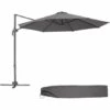 TECTAKE Parasol DARIA 300 Cm Avec Pied Déporté Et Housse De Protection - Parasol Jardin, Parasol Deporté, Parasol De Balcon - Gris 1 TECTAKE Parasol DARIA 300 Cm Avec Pied Déporté Et Housse De Protection - Parasol Jardin, Parasol Deporté, Parasol De Balcon - Gris -TECTAKE Soldes 2022 28046381 1