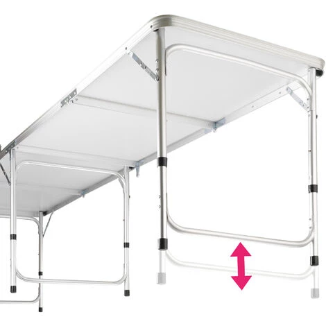 TECTAKE Table De Beer Pong Spring Break Pliante - Beer Pong Table, Table De Bière Pong, Jeu De Bière - Noir 7 TECTAKE Table De Beer Pong Spring Break Pliante - Beer Pong Table, Table De Bière Pong, Jeu De Bière - Noir – Image 5