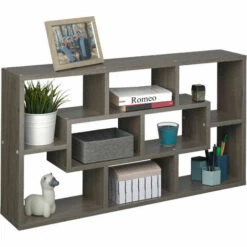 TECTAKE Étagère Murale Kassandra Avec 8 Compartiments En Bois MDF - Etagère à Huit Compartiments, étagère Verticale, étagère Murale - Chêne Sablé -TECTAKE Soldes 2022 28171401 4