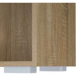 TECTAKE Bibliothèque Lexi 2 étagères 60x30x77cm - Bibliothèque à 2 étagères, étagère à Poser, étagère D'appoint - Chêne Mat -TECTAKE Soldes 2022 28187613 4