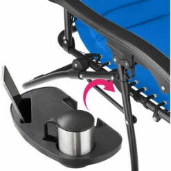 TECTAKE Chaise De Jardin MATTEO - Fauteuil De Jardin, Fauteuil Exterieur, Chaise Exterieur - Bleu -TECTAKE Soldes 2022 29092861 4