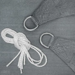 TECTAKE Voile D'ombrage Triangulaire, Gris - Toile Solaire, Toile D´ombrage, Voile Solaire - 300 X 300 X 300 Cm - Gris 8 TECTAKE Voile D'ombrage Triangulaire, Gris - Toile Solaire, Toile D´ombrage, Voile Solaire - 300 X 300 X 300 Cm - Gris -TECTAKE Soldes 2022 29522715 3