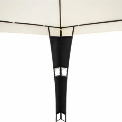 TECTAKE Tonnelle Mona 3x4m - Pergola Jardin, Tonnelle De Jardin, Tente Jardin - Noir/crème -TECTAKE Soldes 2022 30018759 3