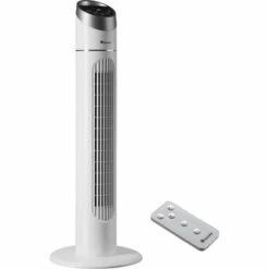 TECTAKE Ventilateur Colonne 90 Cm - Ventilateur, Ventilateur Sur Pied, Ventilos - Blanc
