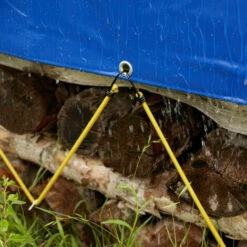 TECTAKE Bâche De Protection étanche Bleue - Bache Piscine, Bache, Bache Pour Bassin - 2 X 3 M - Bleu -TECTAKE Soldes 2022 34955284 3