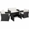 TECTAKE Salon Bas De Jardin LUCQUES 4 Places - Mobilier De Jardin, Meuble De Jardin, Ensemble Table Et Chaises De Jardin - Noir 1 TECTAKE Salon Bas De Jardin LUCQUES 4 Places - Mobilier De Jardin, Meuble De Jardin, Ensemble Table Et Chaises De Jardin - Noir -TECTAKE Soldes 2022 36496732 1