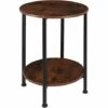 TECTAKE Table D’appoint BALLINA 45x64cm - Table D'appoint De Style Industriel, Table Basse, Table De Canapé - Bois Foncé Industriel 2 TECTAKE Table D’appoint BALLINA 45x64cm - Table D'appoint De Style Industriel, Table Basse, Table De Canapé - Bois Foncé Industriel -TECTAKE Soldes 2022 47189666 1