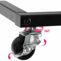 TECTAKE Table D’appoint LUTON 48x35x70cm - Table D’appoint De Style Industriel, Table Basse, Table De Canapé - Bois Foncé Industriel -TECTAKE Soldes 2022 47189682 5